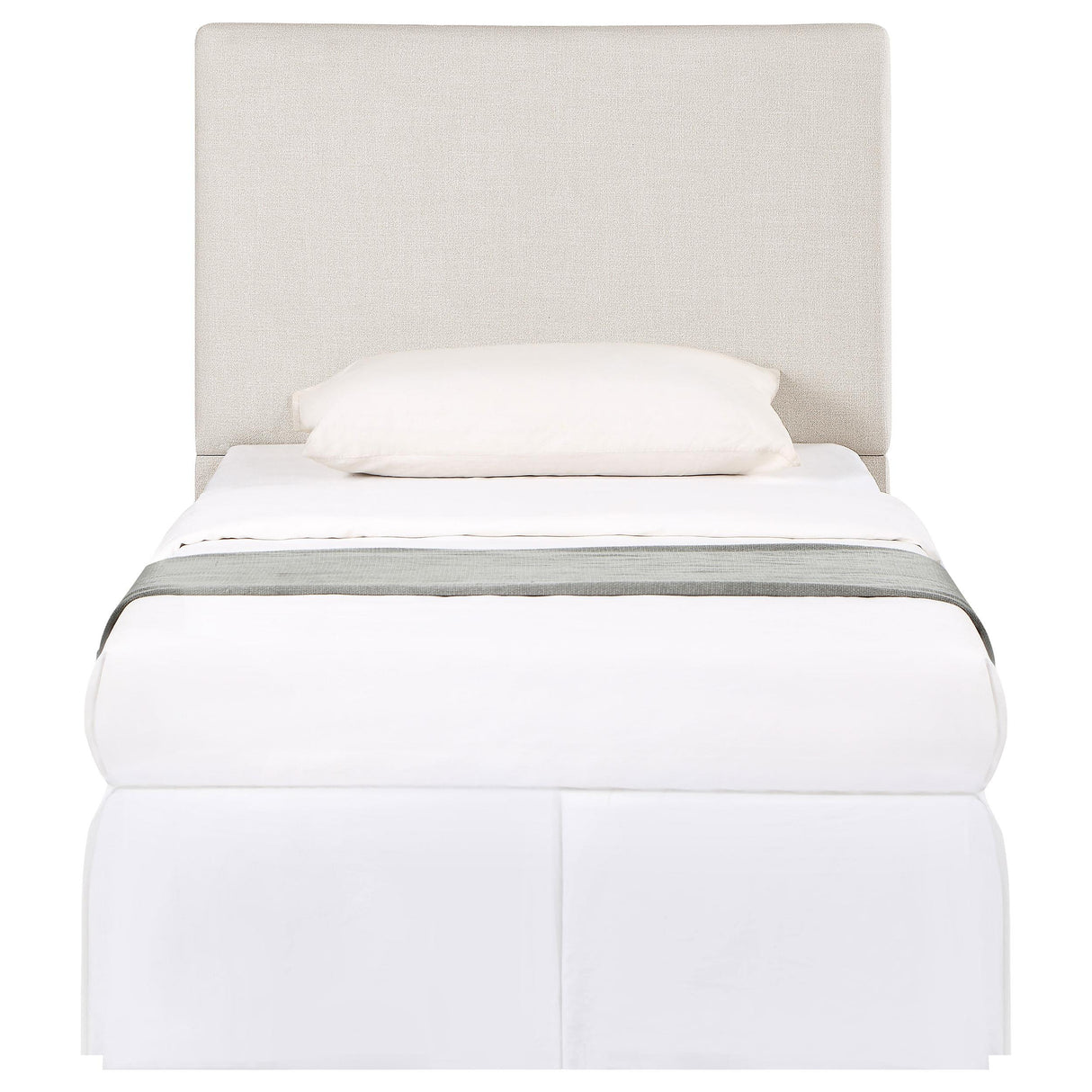 Coaster Furniture Pirro 315980T Upholstered Twin Panel Headboard - Sand IMAGE 2