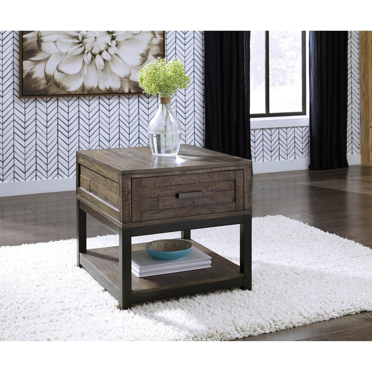 Signature Design by Ashley Johurst T444T1 Lift-top Coffee Table and 2 End Tables IMAGE 5