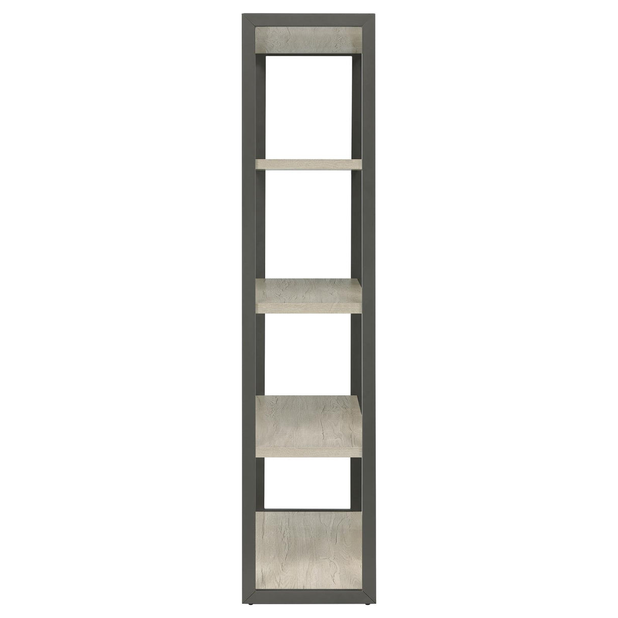 Coaster Furniture Loomis 805883 72-inch 4-shelf Bookshelf - Whitewashed Grey IMAGE 9