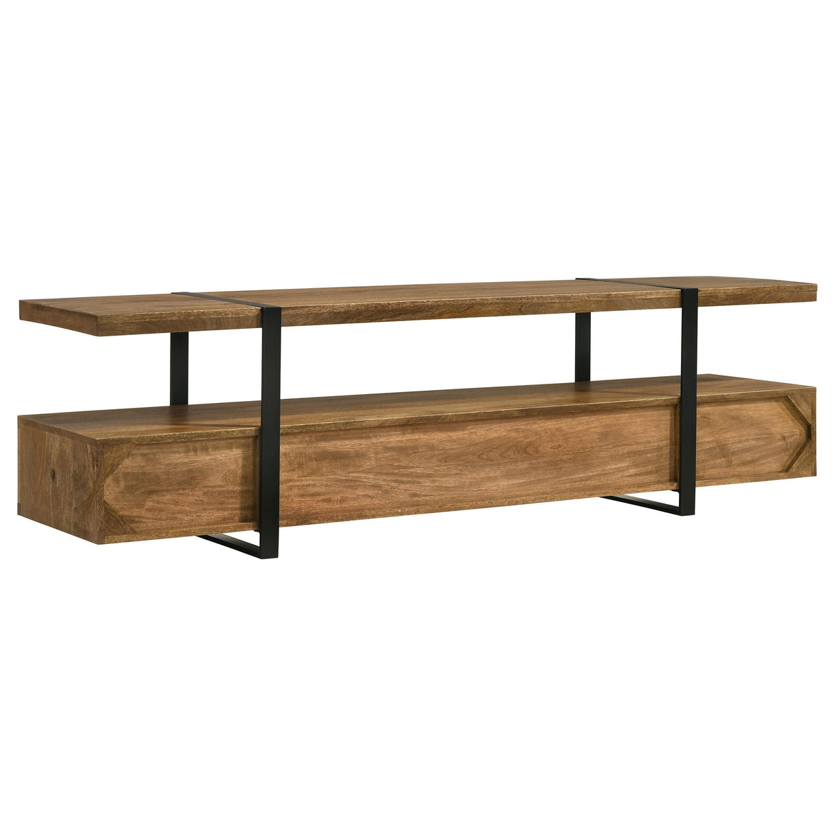 Coaster Furniture Otto 703243 5-Drawer Mango Wood 70" TV Stand Media Console - Brown IMAGE 7