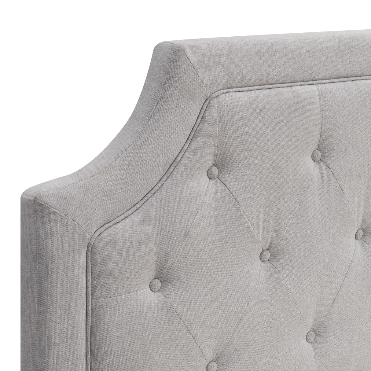 Steve Silver Furniture Alta Queen Headboard Bed Grey Fabric IMAGE 6