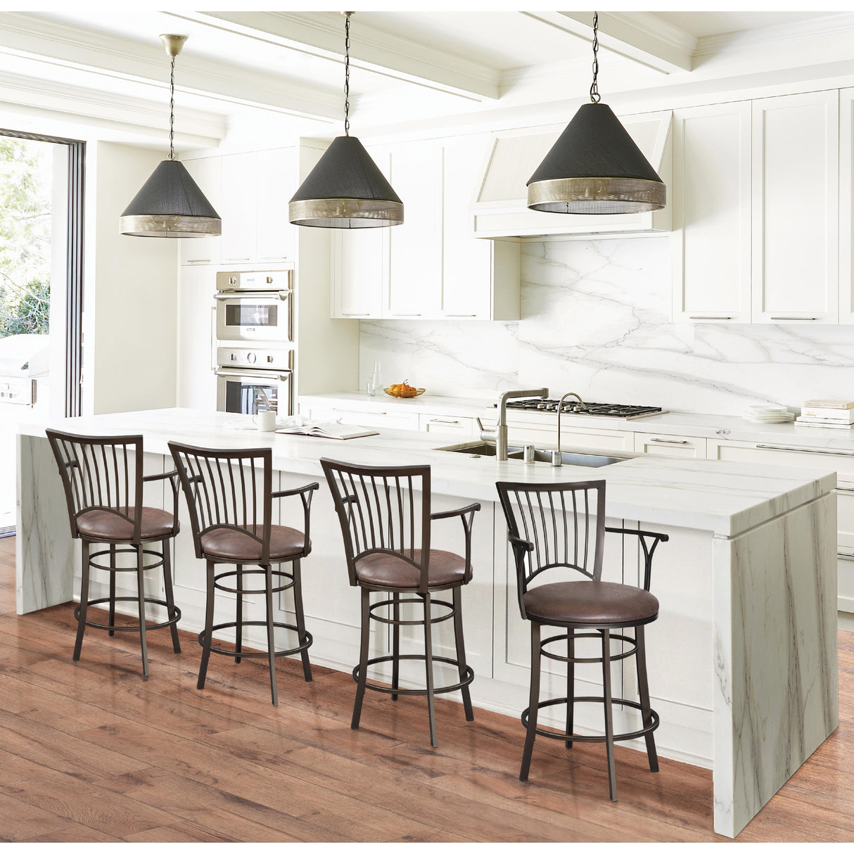 Steve Silver Furniture Bayview Swivel Counter Stool IMAGE 6