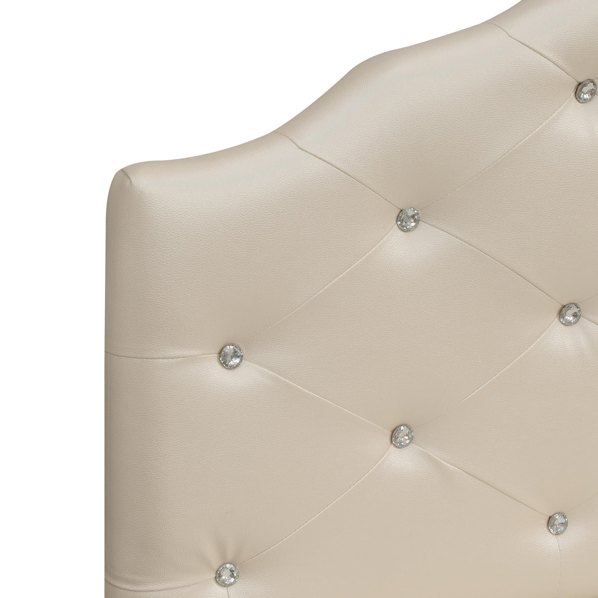 Steve Silver Furniture Dawson Queen Headboard Silver PU IMAGE 6