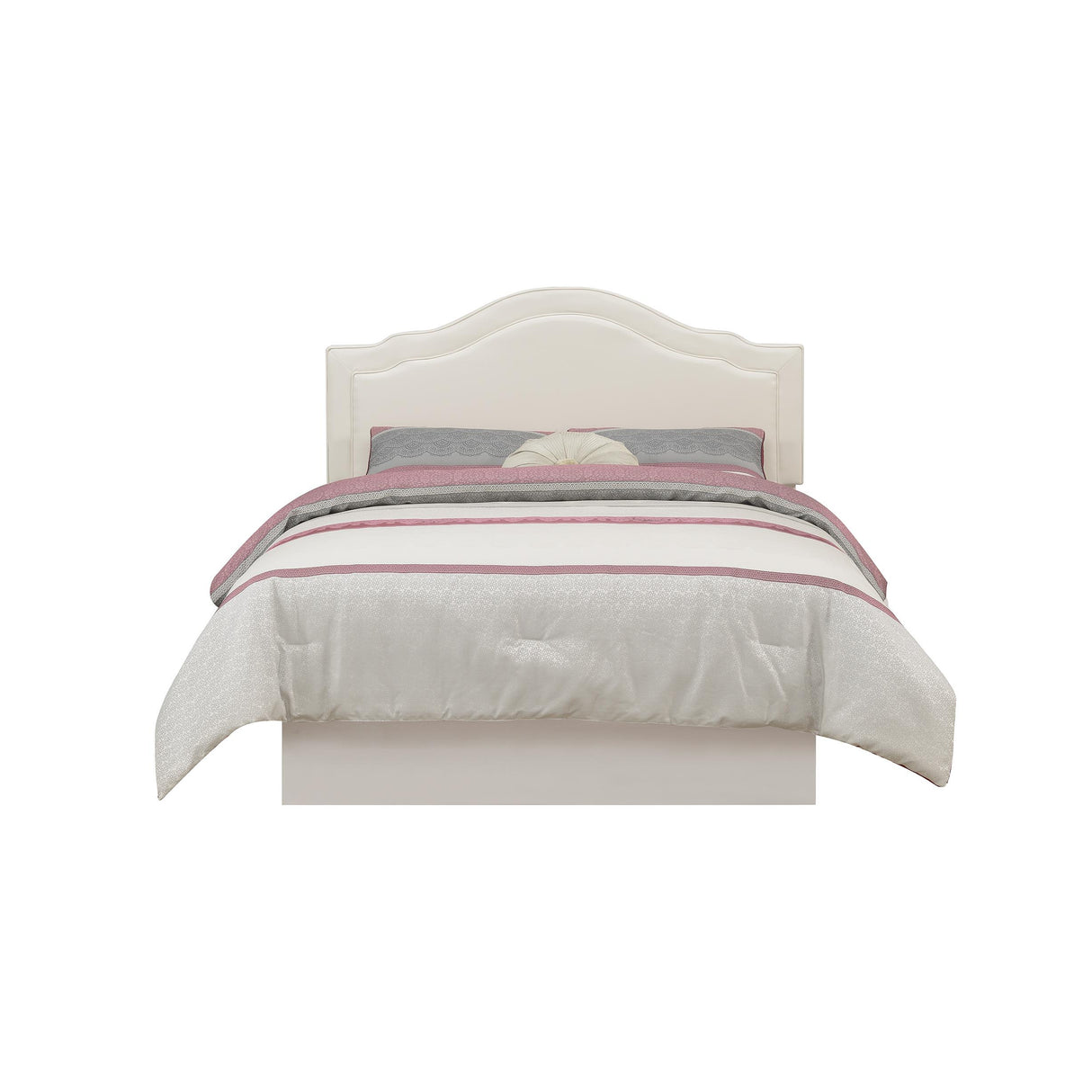 Steve Silver Furniture Edmond Queen Headboard Beige IMAGE 1