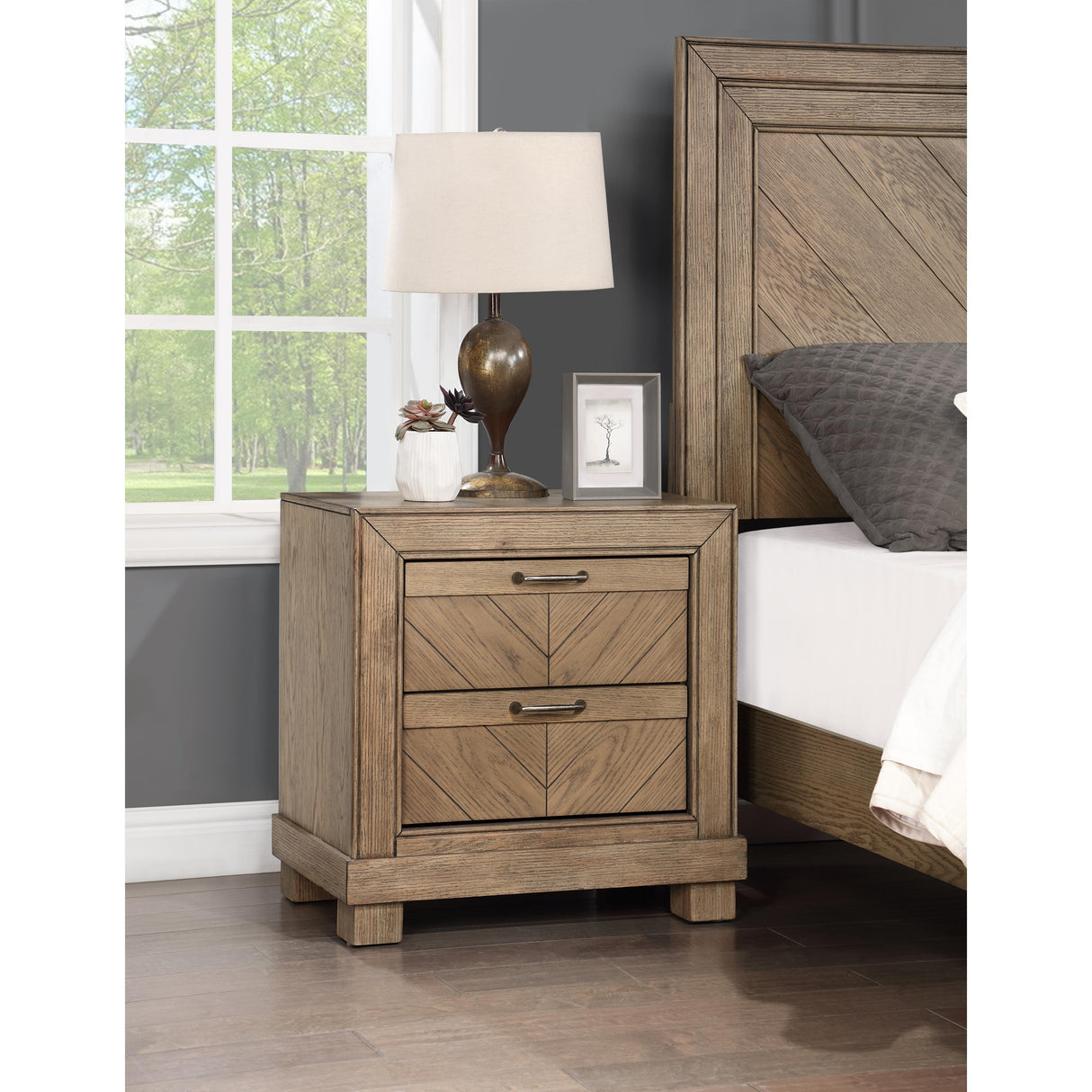Steve Silver Furniture Montana Nightstand Sand IMAGE 10