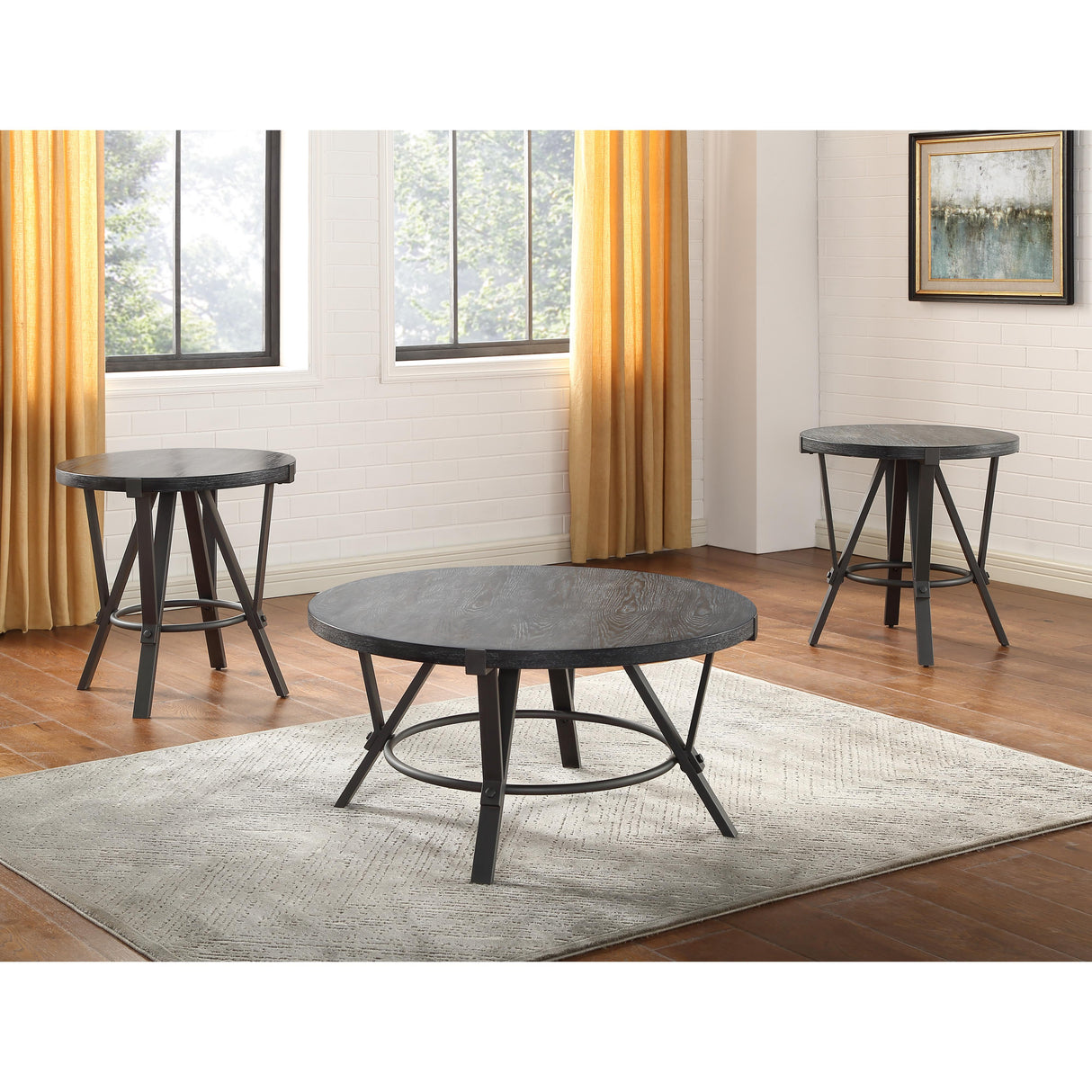Steve Silver Furniture Portland End Table 24"x24"x24" IMAGE 5