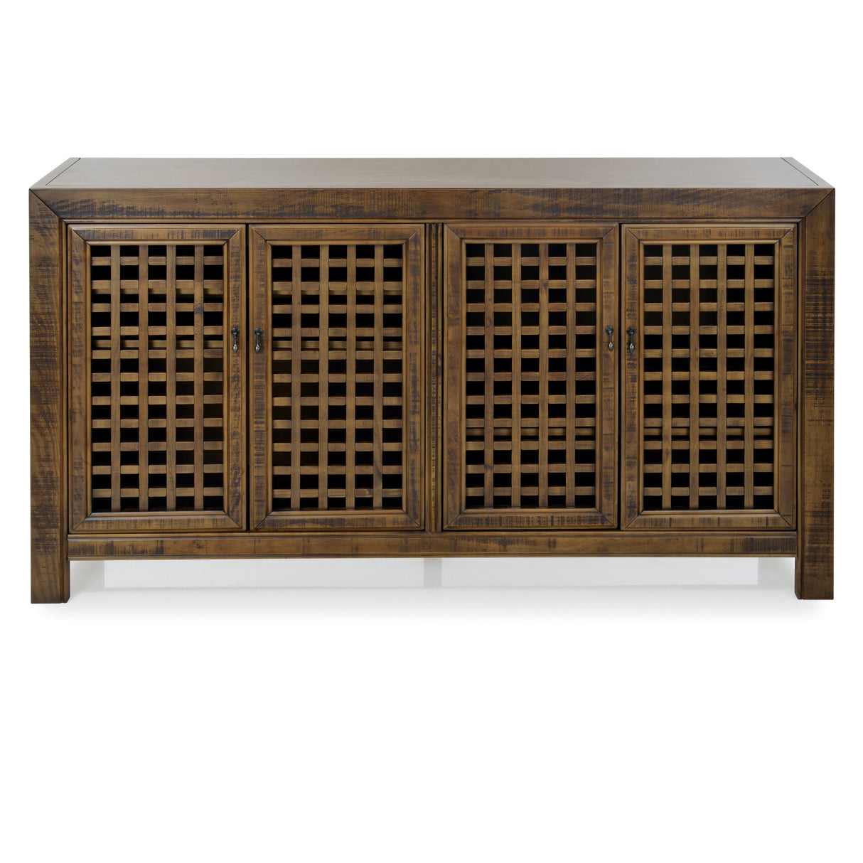 Steve Silver Furniture Rio 4 Door Accent Cabinet Mocha IMAGE 1