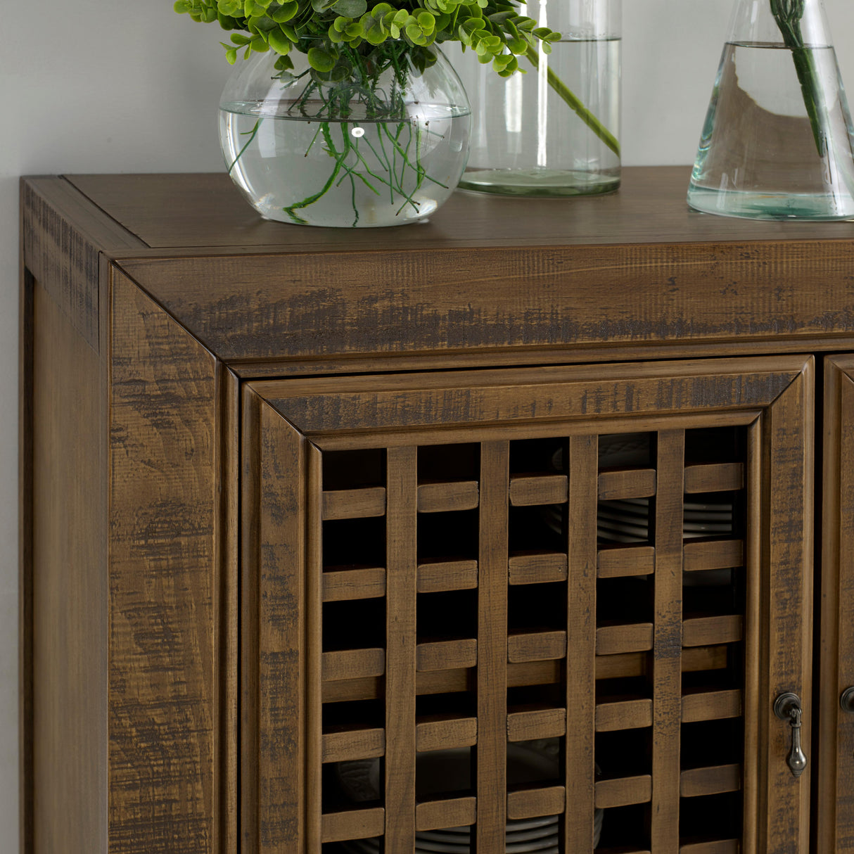 Steve Silver Furniture Rio 4 Door Accent Cabinet Mocha IMAGE 10
