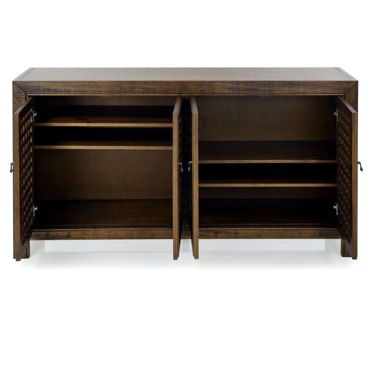 Steve Silver Furniture Rio 4 Door Accent Cabinet Mocha IMAGE 4