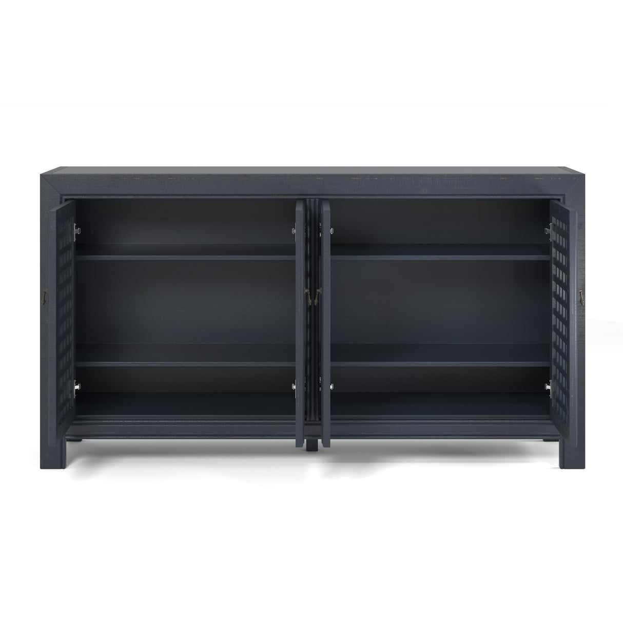 Steve Silver Furniture Rio 4 Door Accent Cabinet Navy IMAGE 2