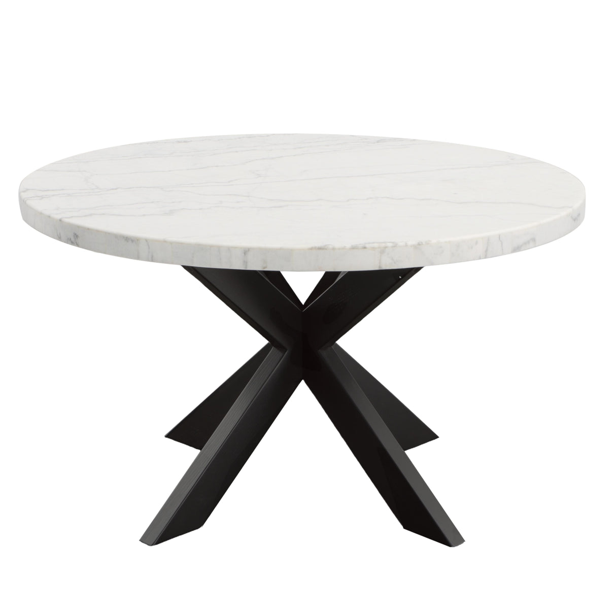 Steve Silver Furniture Xena White Marble Top Round IMAGE 1