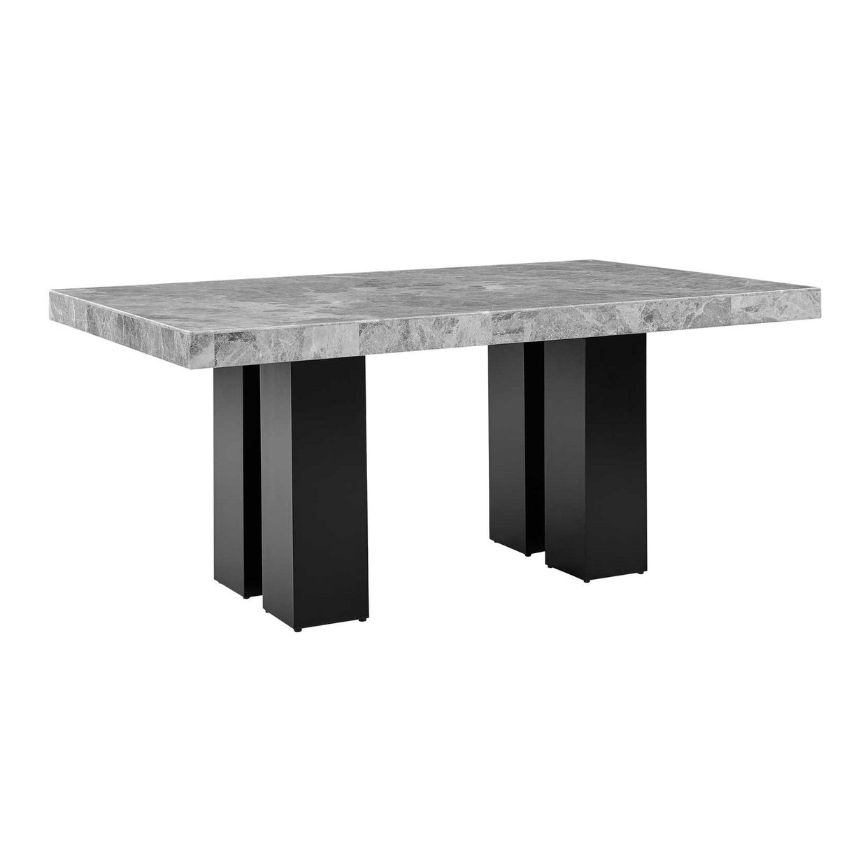 Steve Silver Furniture Camila CM420 Dining Table - Grey/Ebony IMAGE 1