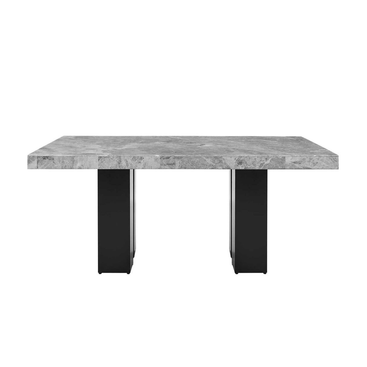 Steve Silver Furniture Camila CM420 Dining Table - Grey/Ebony IMAGE 2