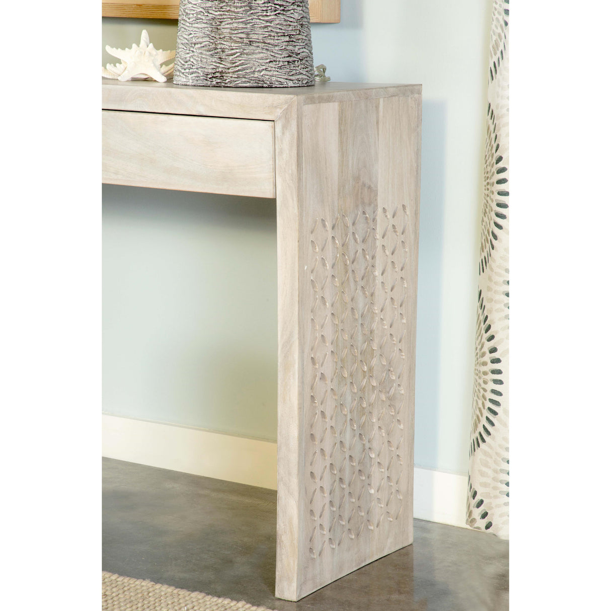 Coaster Furniture Rickman 959543 2-Drawer Wood Entryway Console Table - White Washed IMAGE 13