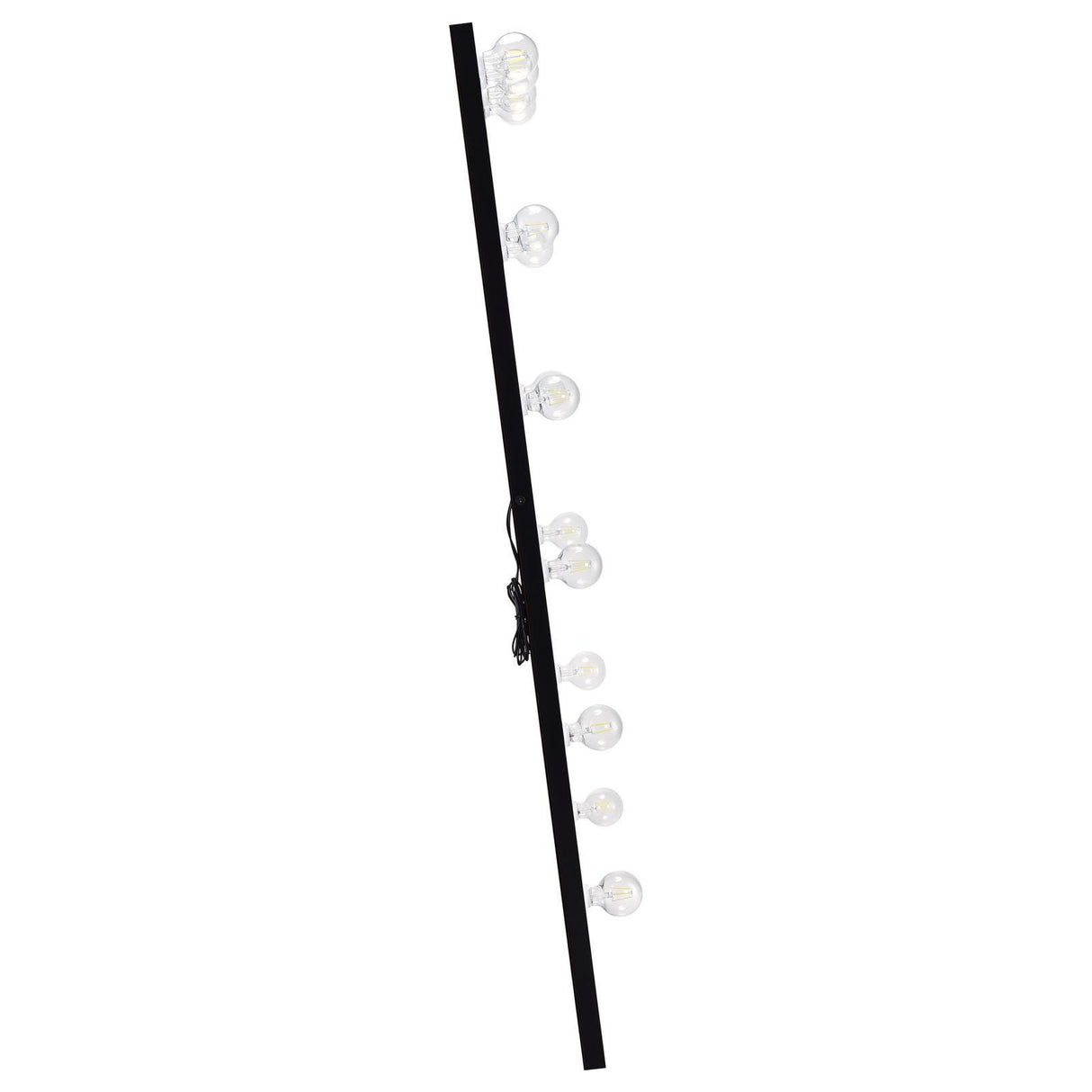 Coaster Furniture Zayan 969557 32 x 71 Inch Floor Mirror LED Lighting - Black Gloss IMAGE 10