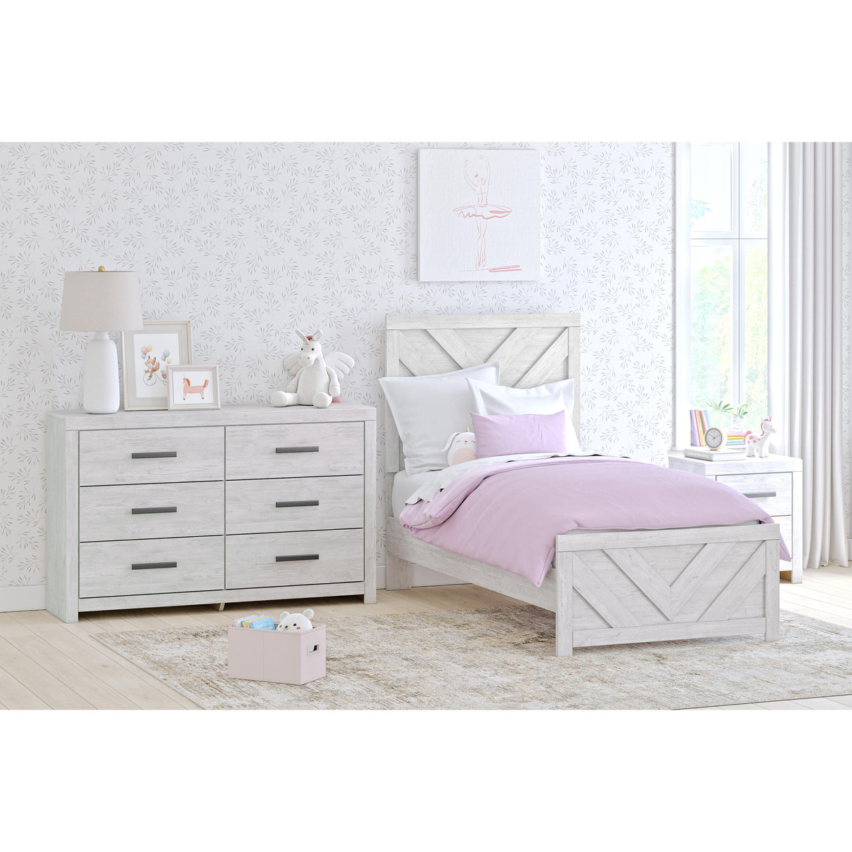 Signature Design by Ashley Cayboni B3788-92 Two Drawer Night Stand IMAGE 12