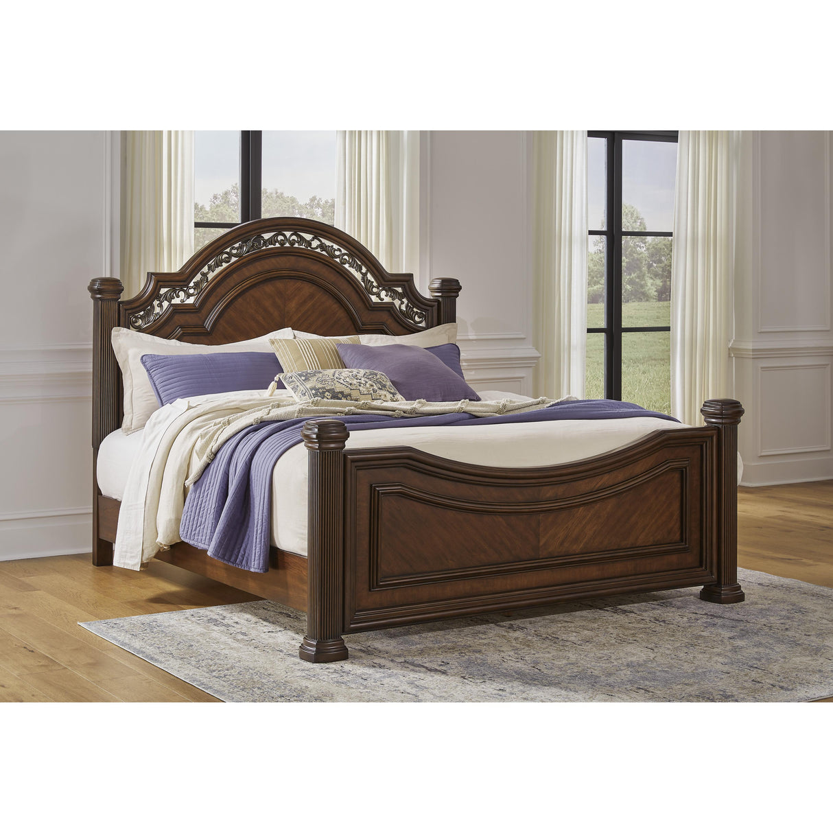 Signature Design by Ashley Lavinton B764B9 King Poster Bed IMAGE 5