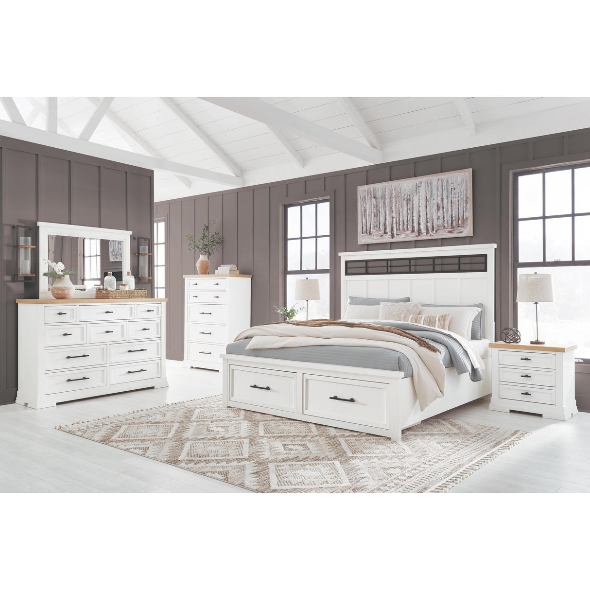 Benchcraft Ashbryn B844-93 Three Drawer Night Stand IMAGE 13