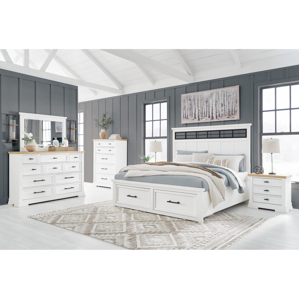 Benchcraft Ashbryn B844B4 King Panel Storage Bed IMAGE 12