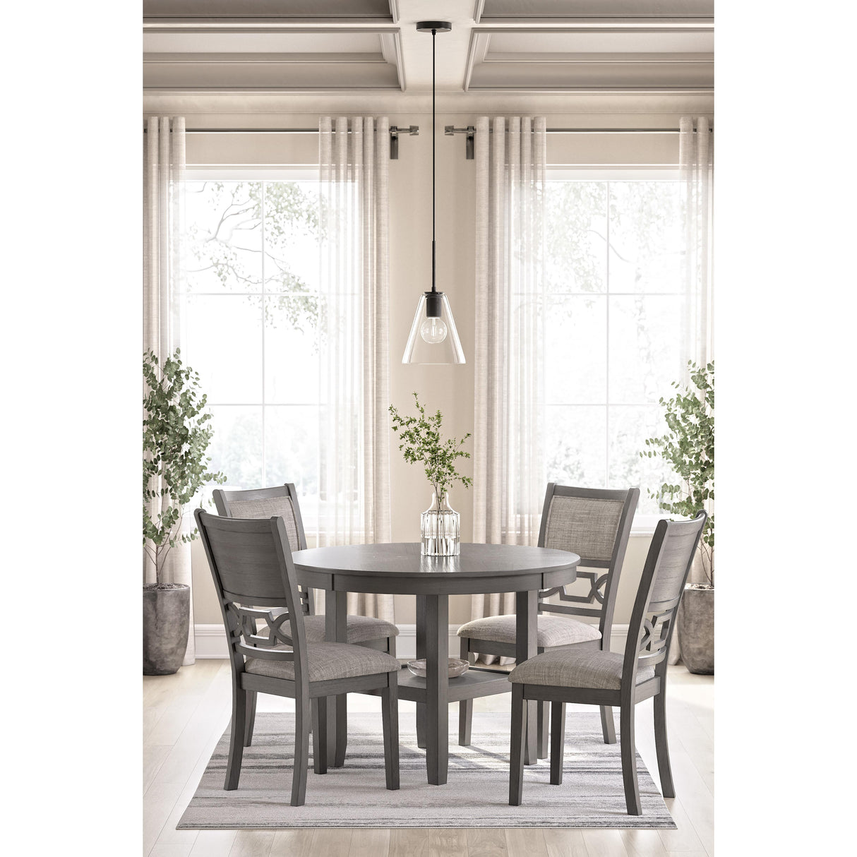 Signature Design by Ashley Wrenning D425-225 Dining Room Table Set IMAGE 3
