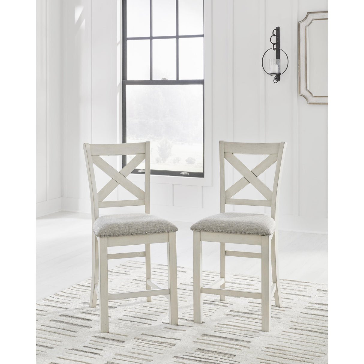 Signature Design by Ashley Robbinsdale D642-124 Upholstered Barstool IMAGE 5