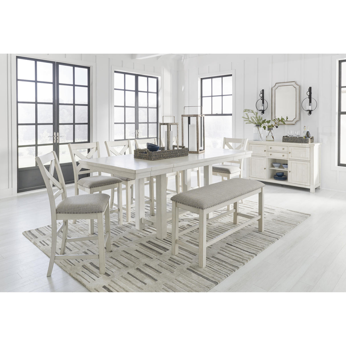 Signature Design by Ashley Robbinsdale D642-32 Rectangular Dining Room Counter Extension Table IMAGE 12