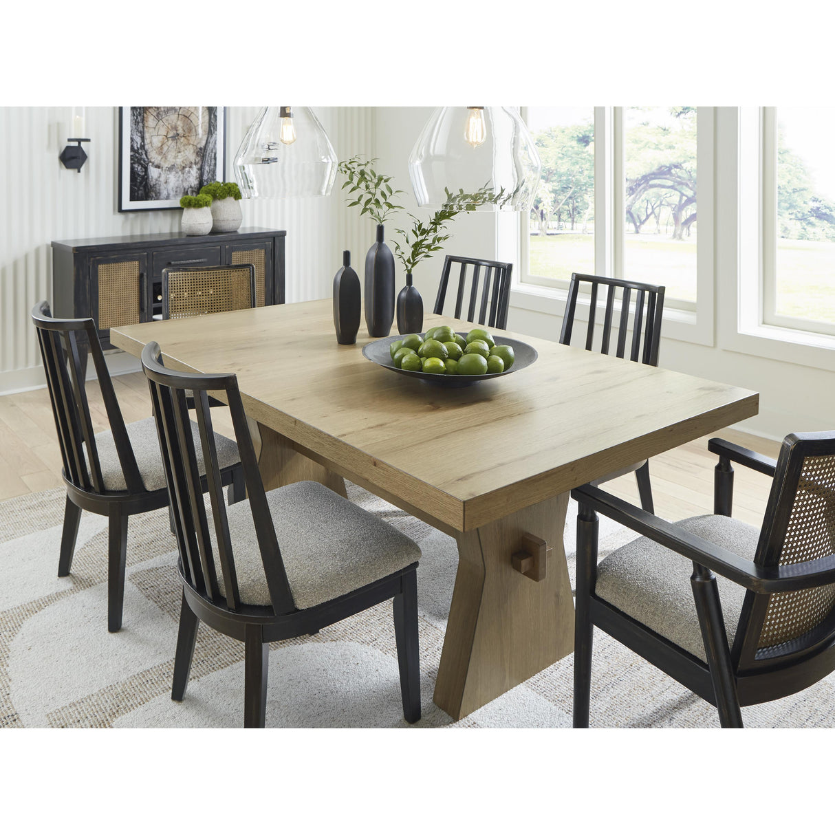 Signature Design by Ashley Galliden D841-45 Rectangular Dining Room Table IMAGE 8