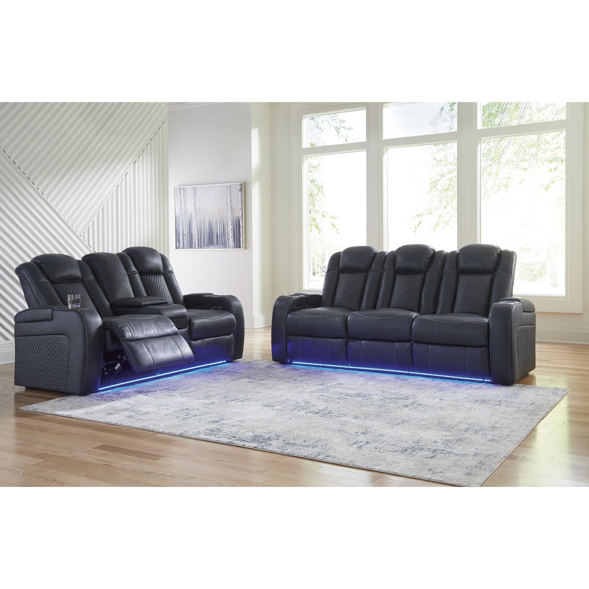 Signature Design by Ashley Fyne-Dyme 3660318 Power Reclining Loveseat with Console and Adjustable Headrest IMAGE 16