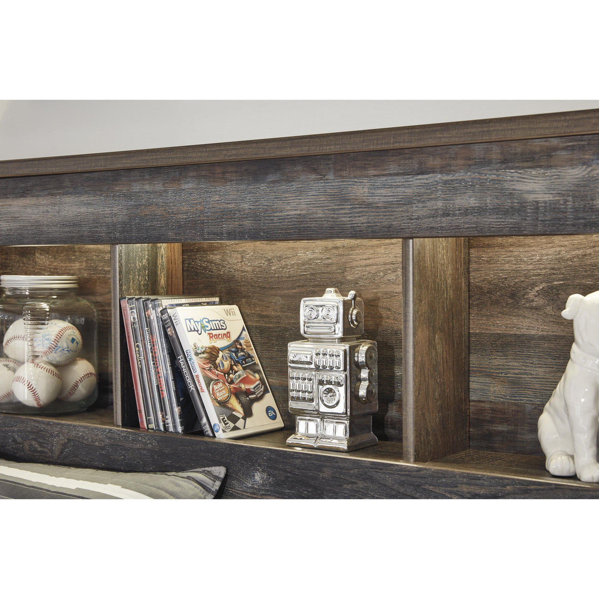 Signature Design by Ashley Drystan B211-85 Full Bookcase Headboard IMAGE 6