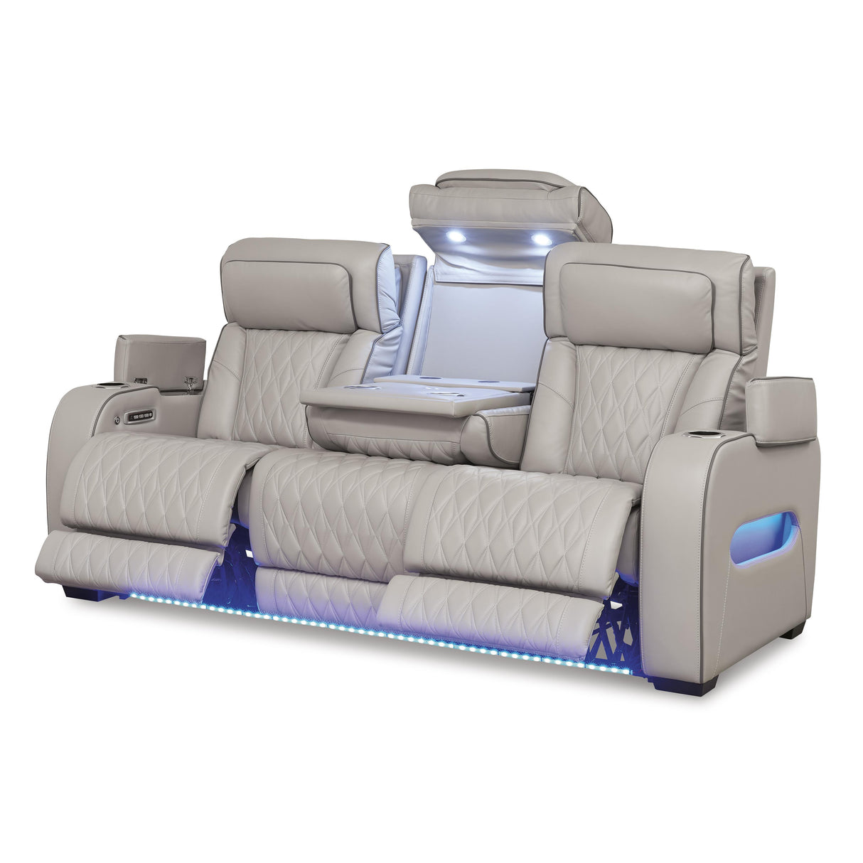 Signature Design by Ashley Boyington U2710515 Power Reclining Sofa with Adjustable Headrest IMAGE 2