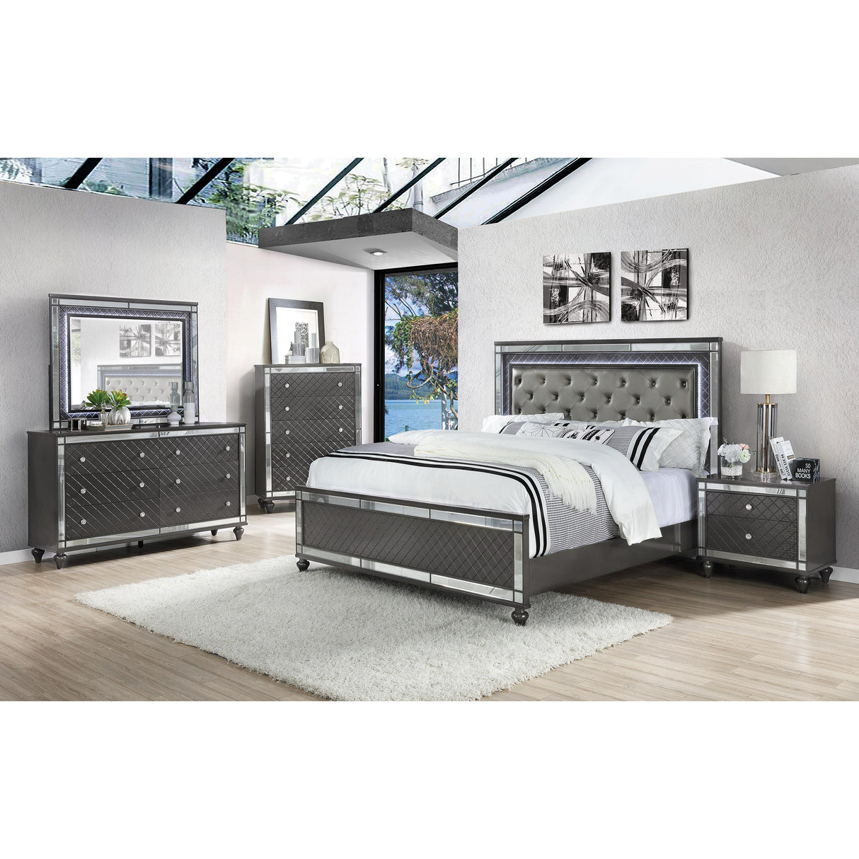Crown Mark Refino B1670-2N Nightstand IMAGE 2