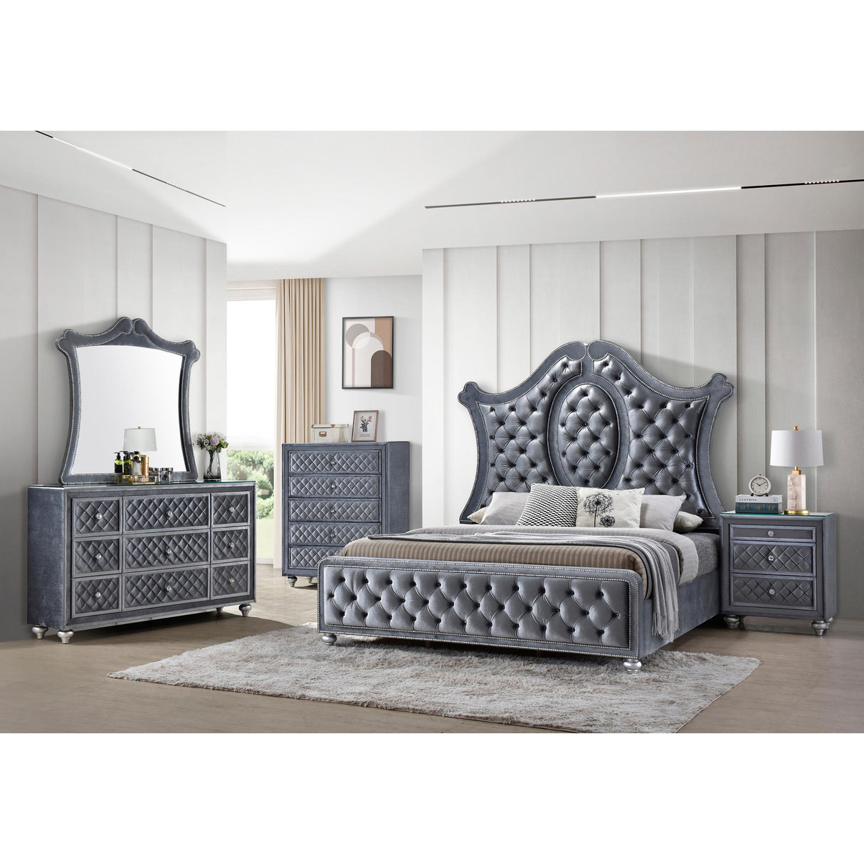 Crown Mark Cameo B2100-11 Dresser Mirror IMAGE 2