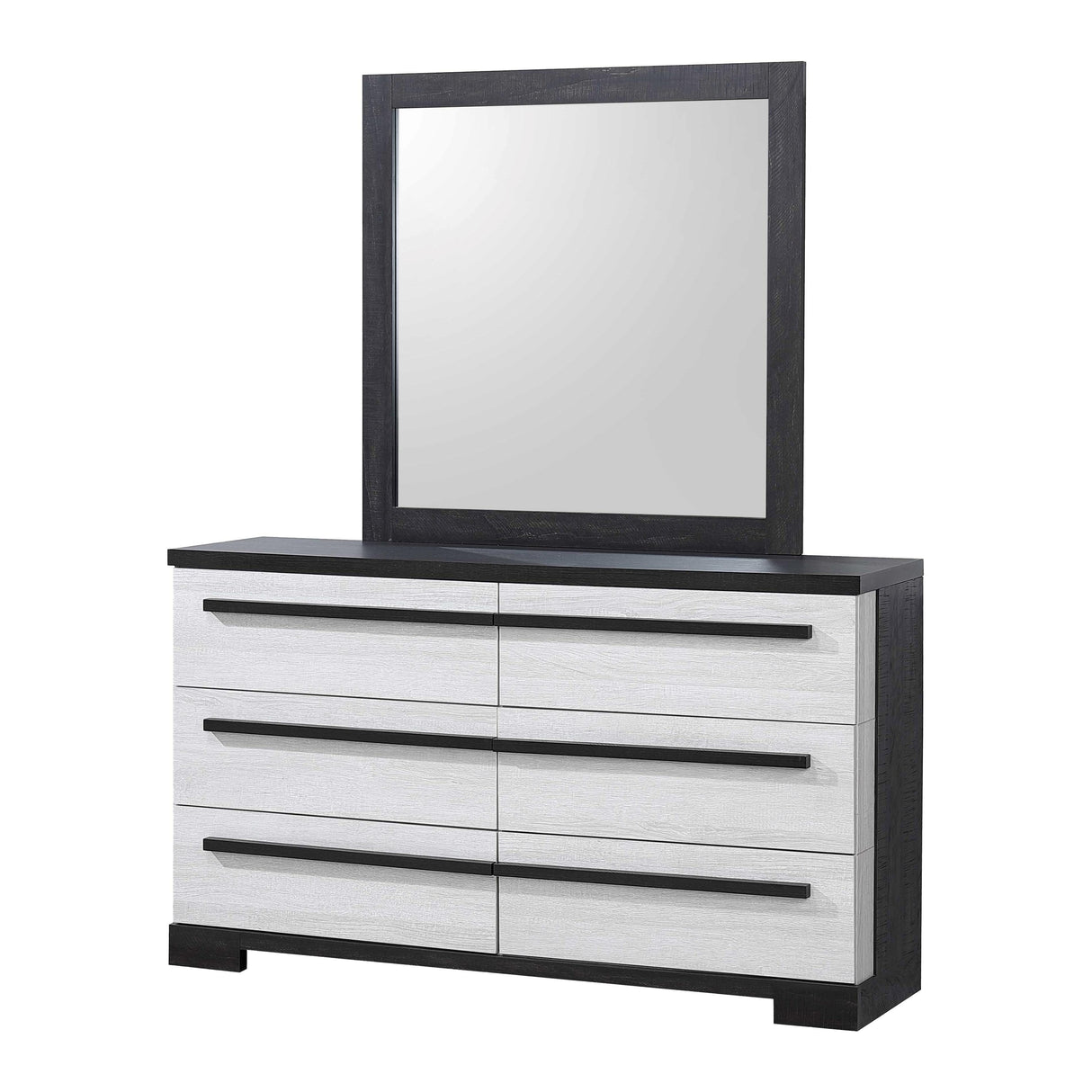 Crown Mark Remington B8162-11 Dresser Mirror - Black IMAGE 3