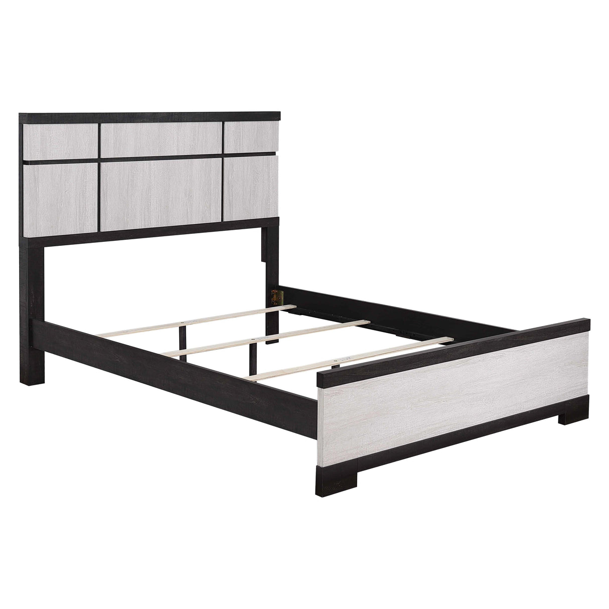 Crown Mark Remington B8162-Q Queen Bed - Black/White IMAGE 3