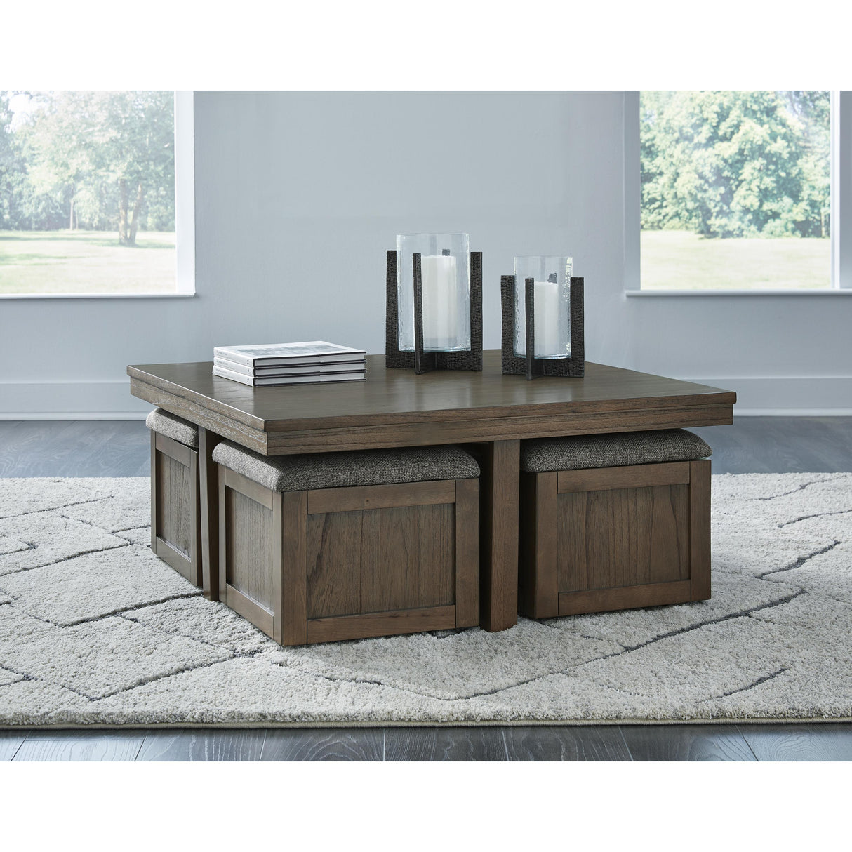 Signature Design by Ashley Boardernest T738T1 Coffee Table and 2 End Tables IMAGE 2