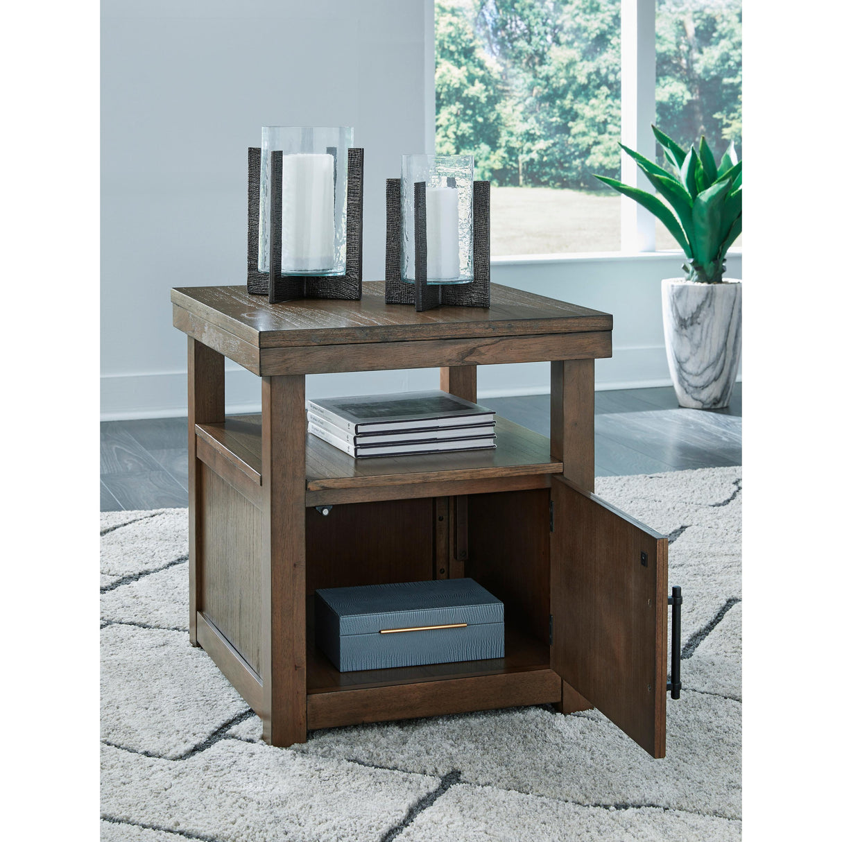 Signature Design by Ashley Boardernest T738T1 Coffee Table and 2 End Tables IMAGE 7