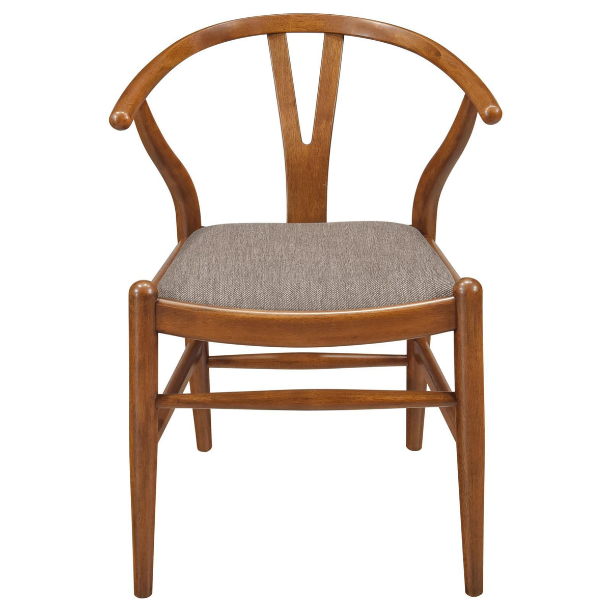 Coaster Furniture Dinah 108472 Wood Wishbone Dining Side Chair - Walnut IMAGE 4