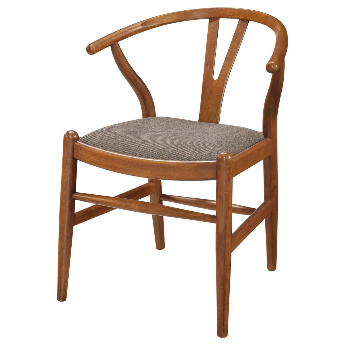 Coaster Furniture Dinah 108472 Wood Wishbone Dining Side Chair - Walnut IMAGE 5