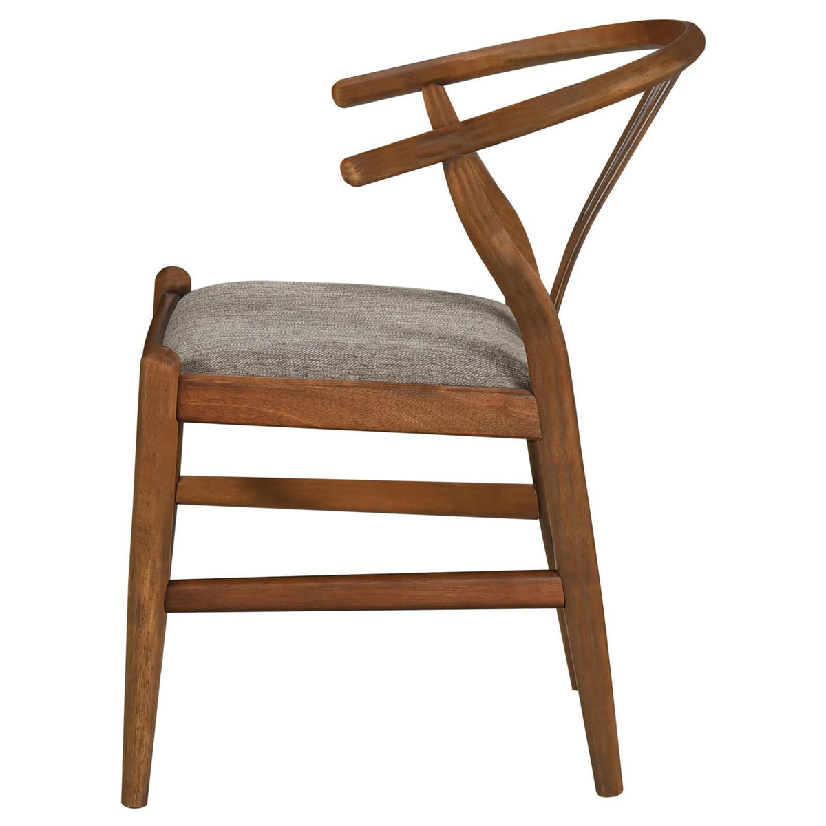 Coaster Furniture Dinah 108472 Wood Wishbone Dining Side Chair - Walnut IMAGE 6