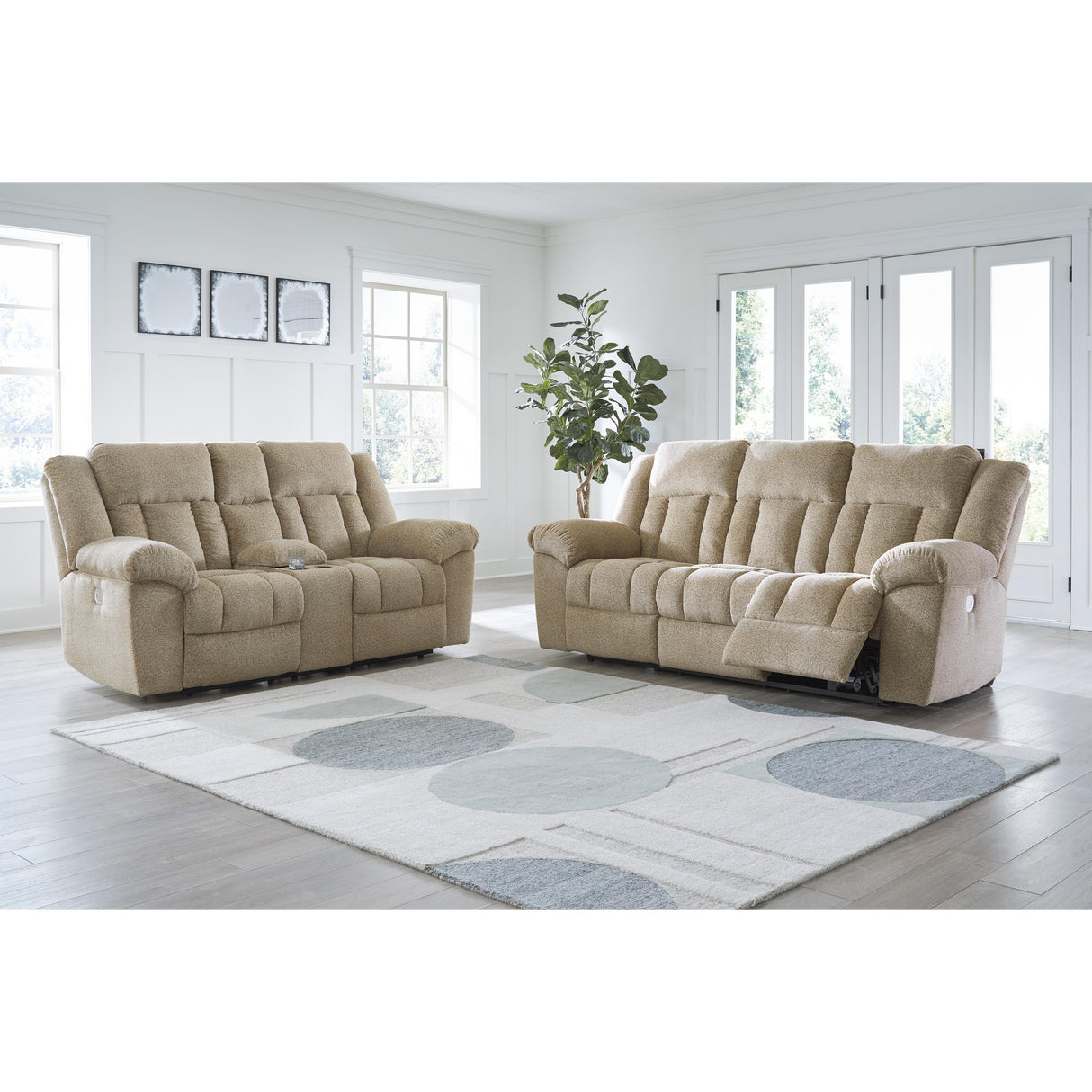 Signature Design by Ashley Tip-Off 6930518 Power Reclining Loveseat with Console and Adjustable Headrest IMAGE 11