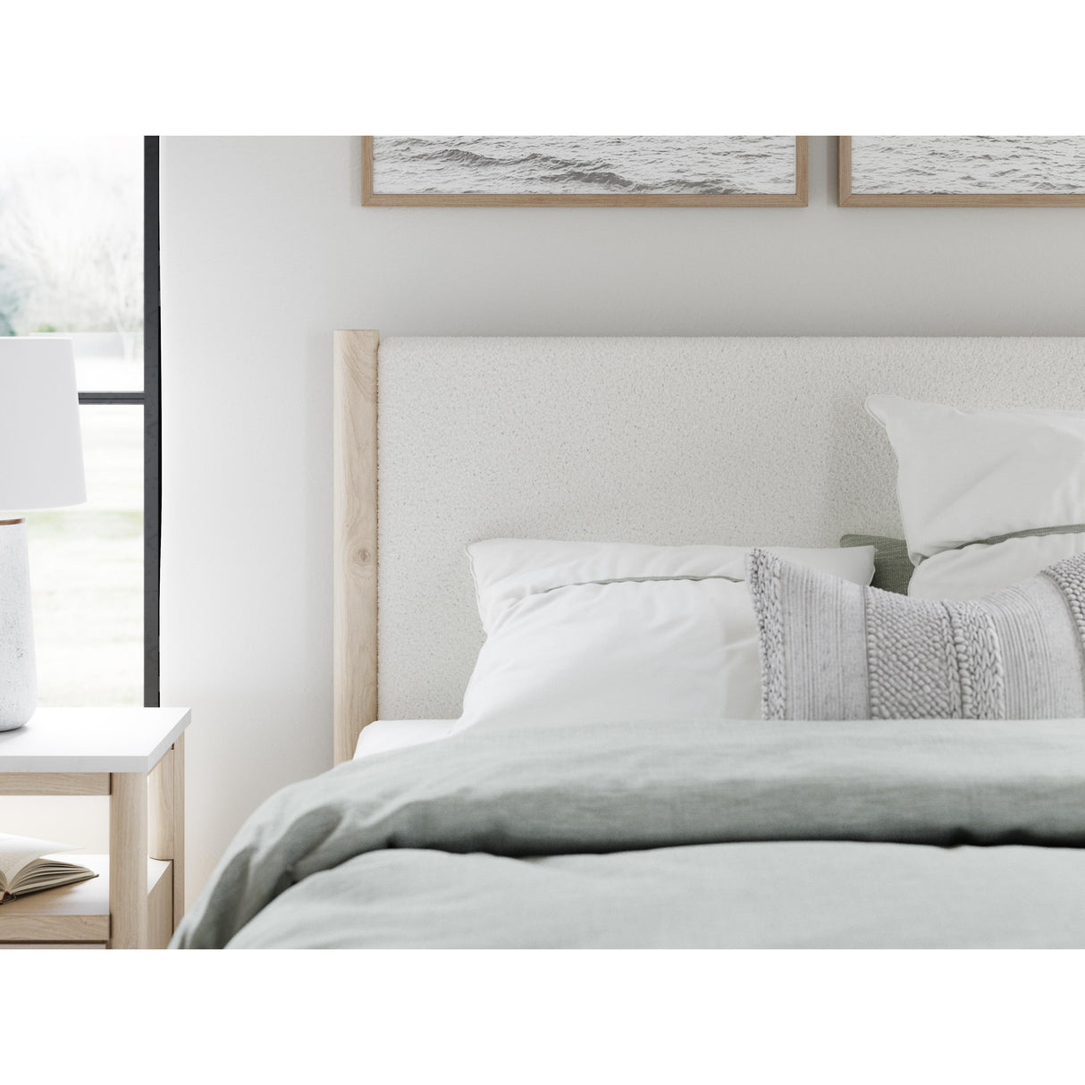 Signature Design by Ashley Cadmori B2615B4 Queen Upholstered Panel Bed IMAGE 6