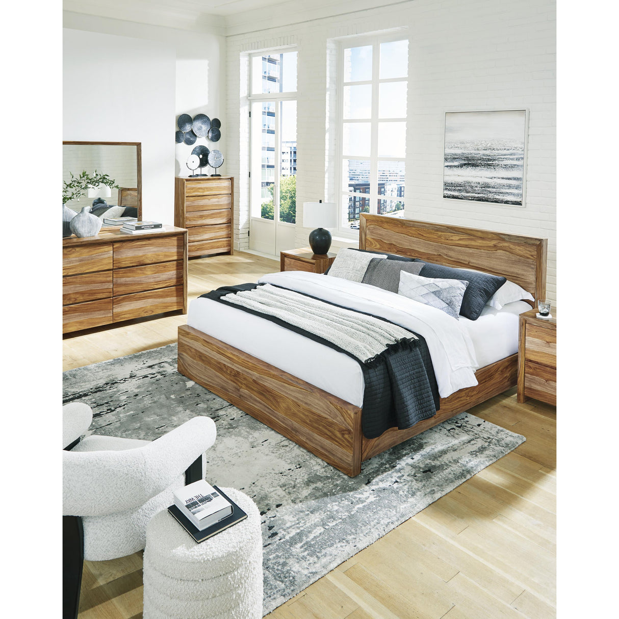 Signature Design by Ashley Dressonni B790B5 California King Panel Bed IMAGE 10