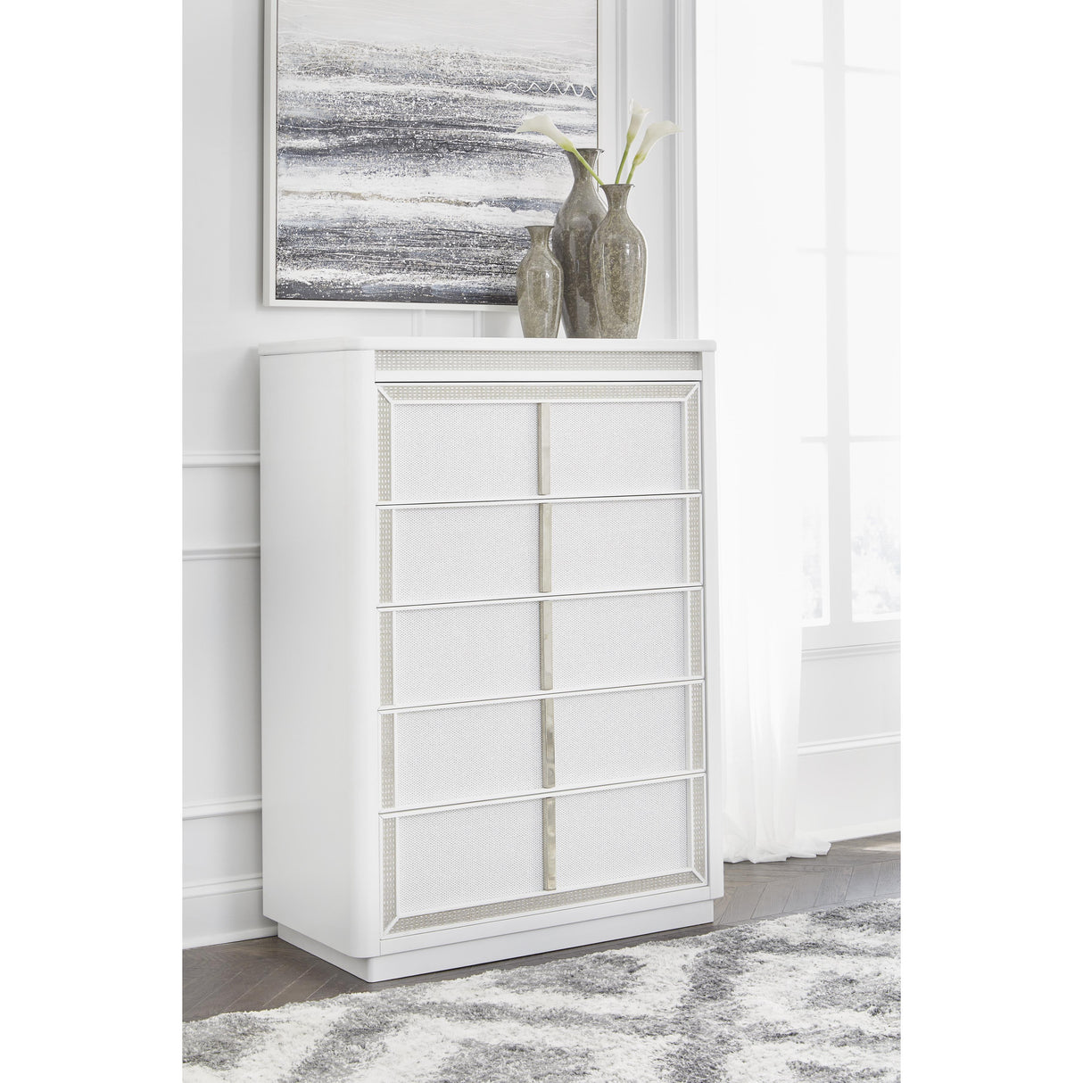 Signature Design by Ashley Chalanna B822-46 Five Drawer Chest IMAGE 5