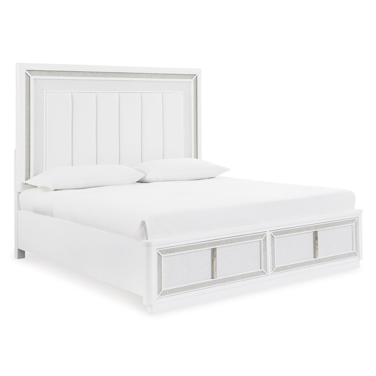Signature Design by Ashley Chalanna B822B5 California King Upholstered Storage Bed IMAGE 1