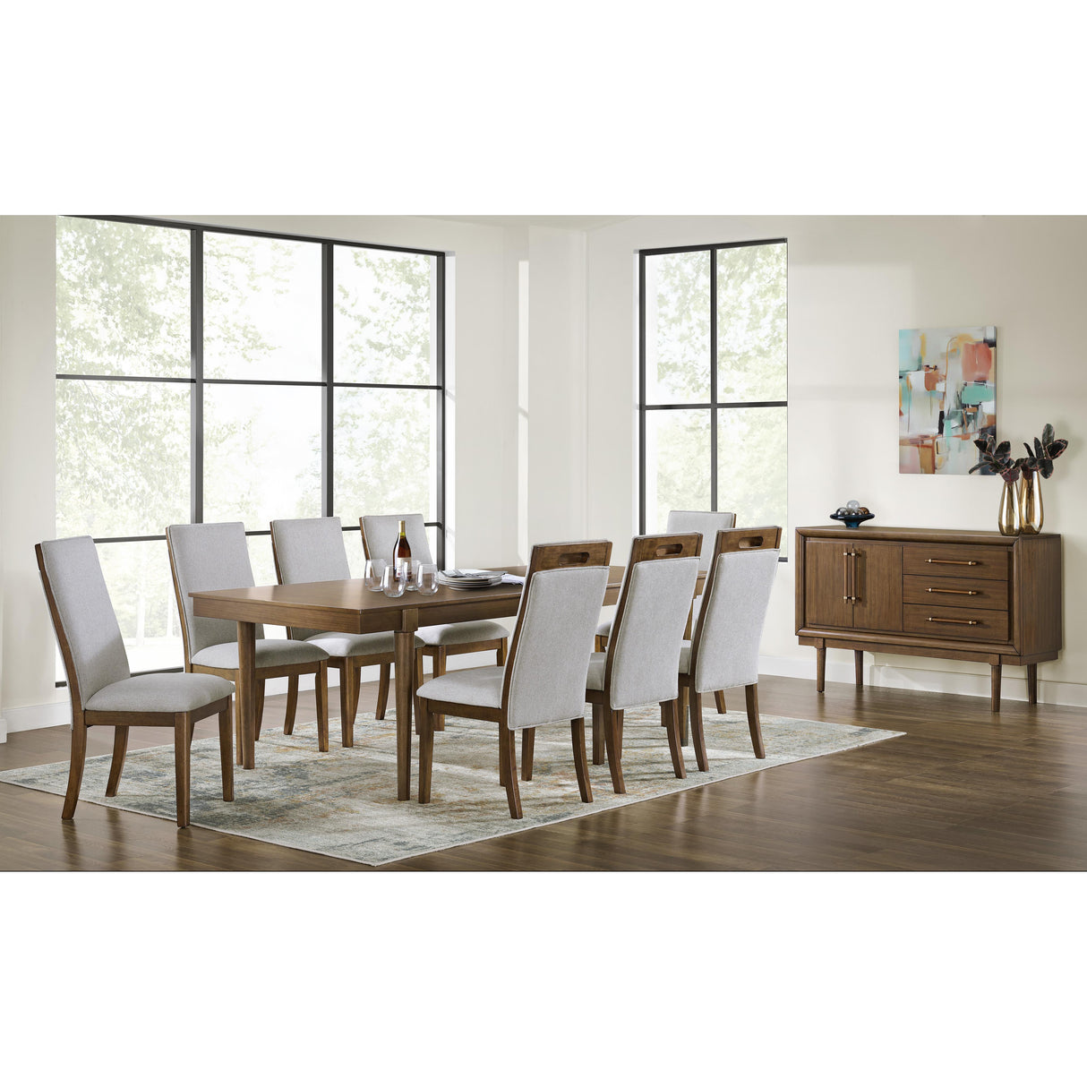 Signature Design by Ashley Lyncott D615-45 Rectangular Dining Room Extension Table IMAGE 8