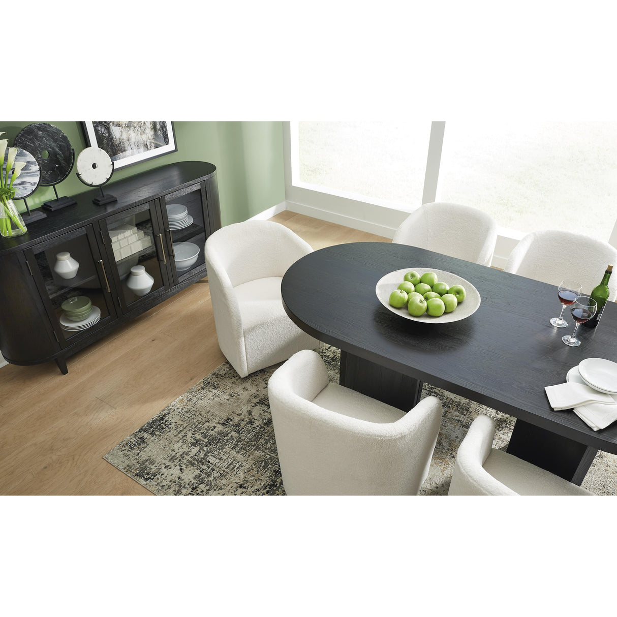 Signature Design by Ashley Rowanbeck D821-25 Oval Dining Room Table IMAGE 14