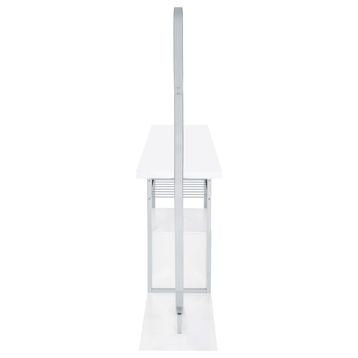 Coaster Furniture Risley 182798 2-door Circular LED Home Bar Cabinet - White High Gloss IMAGE 14