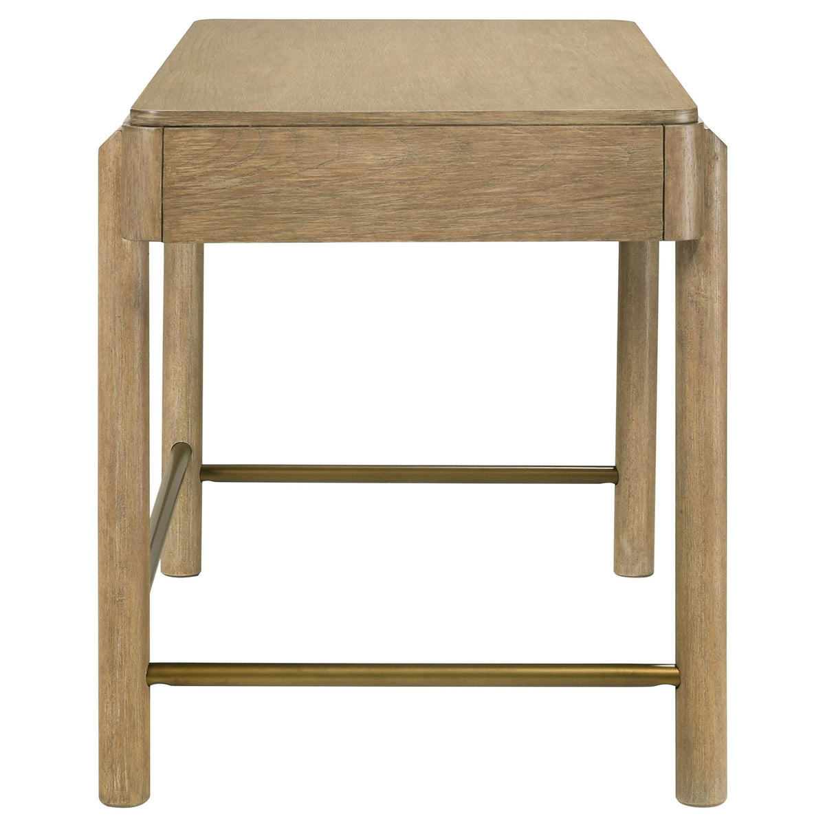 Coaster Furniture Arini 224307 2-Drawer Vanity Desk Makeup Table - Sand Wash IMAGE 4