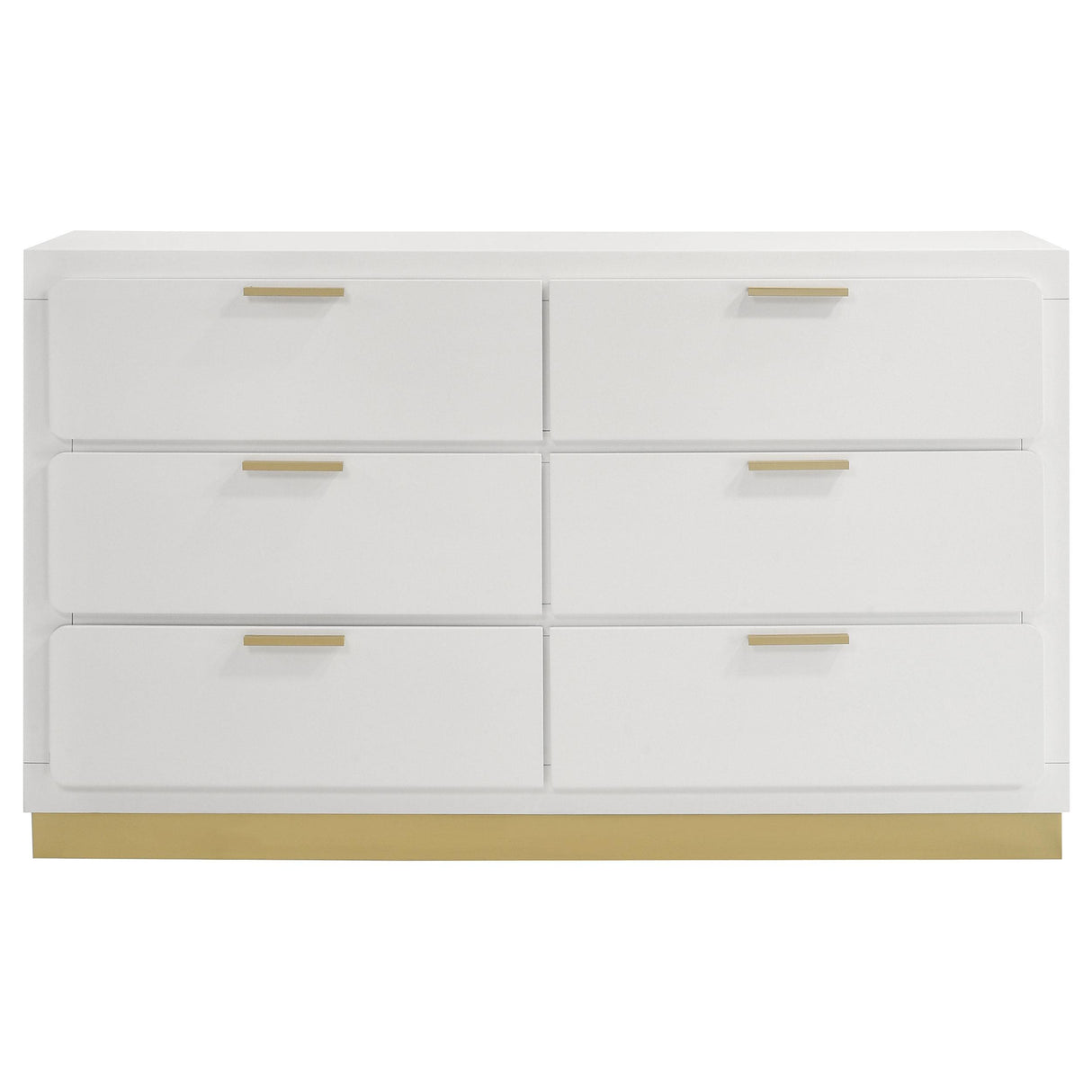 Coaster Furniture Caraway 224773 6-Drawer Dresser - White IMAGE 3