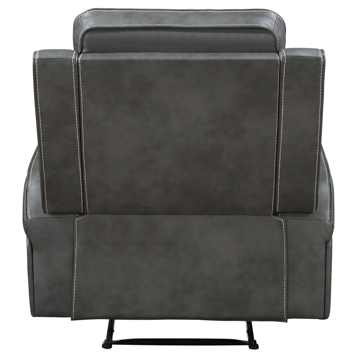 Coaster Furniture Raelynn 603193 Upholstered Track Arm Recliner - Grey IMAGE 7